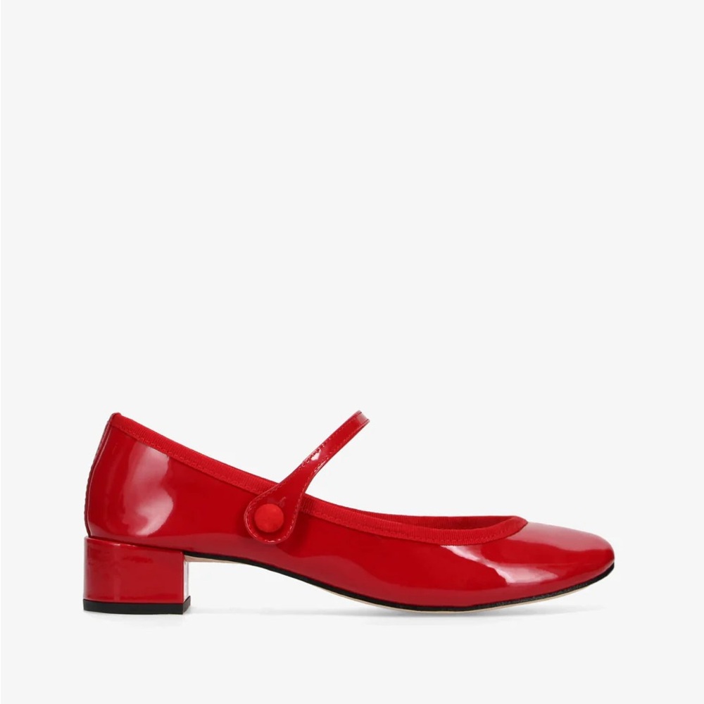 Repetto Rose Mary Jane in Flame Red